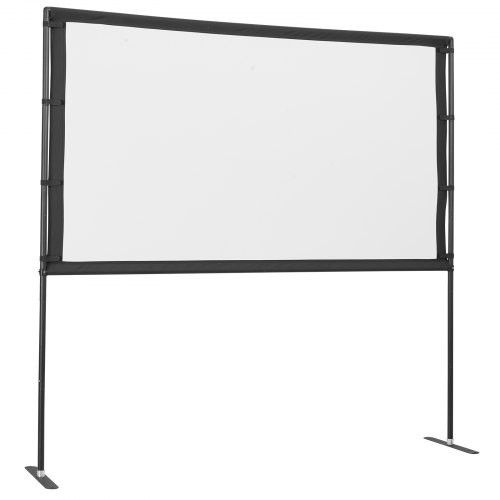VEVOR Projector Screen with Stand, 80 Inch 160° Wide Angle