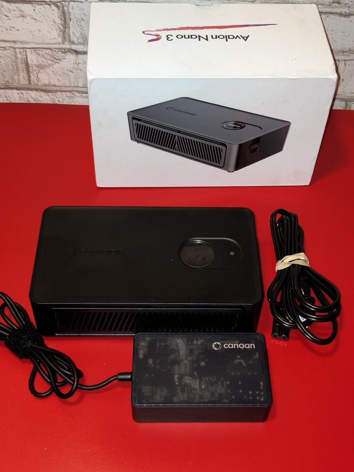 Refurbished Canaan Avalon Nano 3S 6TH/s BTC Miner Black (with PSU) - USA Stock
