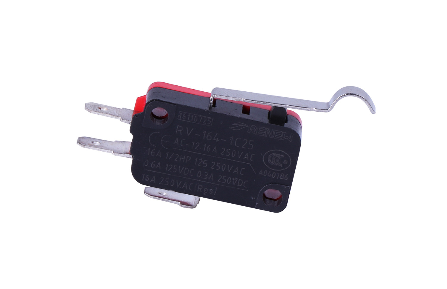 5pcs RV-164-1C25 Ｍicro Switch Push Button Limit Switch Simulated Roller Lever