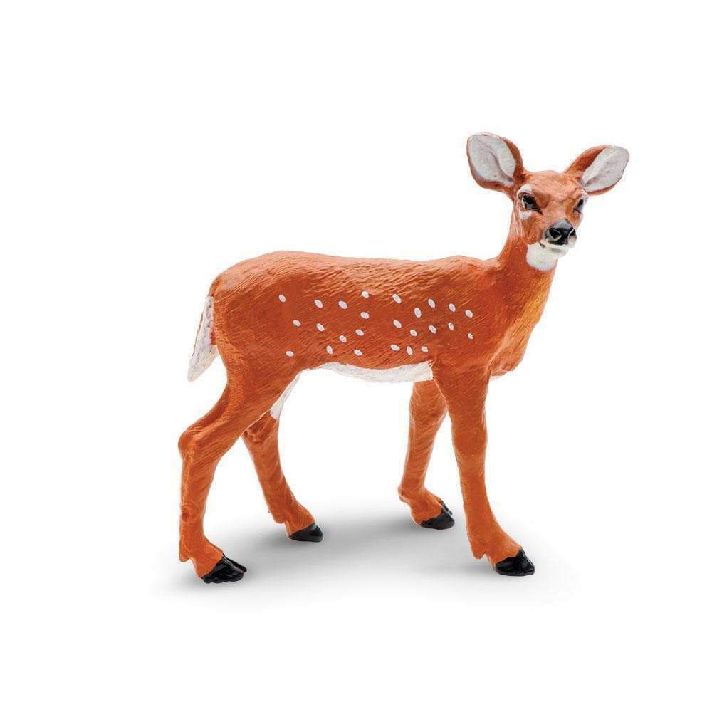 WHITETAIL FAWN Animal Figurine Safari Ltd. toy North American Wildlife