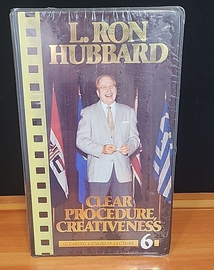 L. Ron Hubbard Clearing Congress Lecture #6 Clear Procedure Creativeness VHS NOS