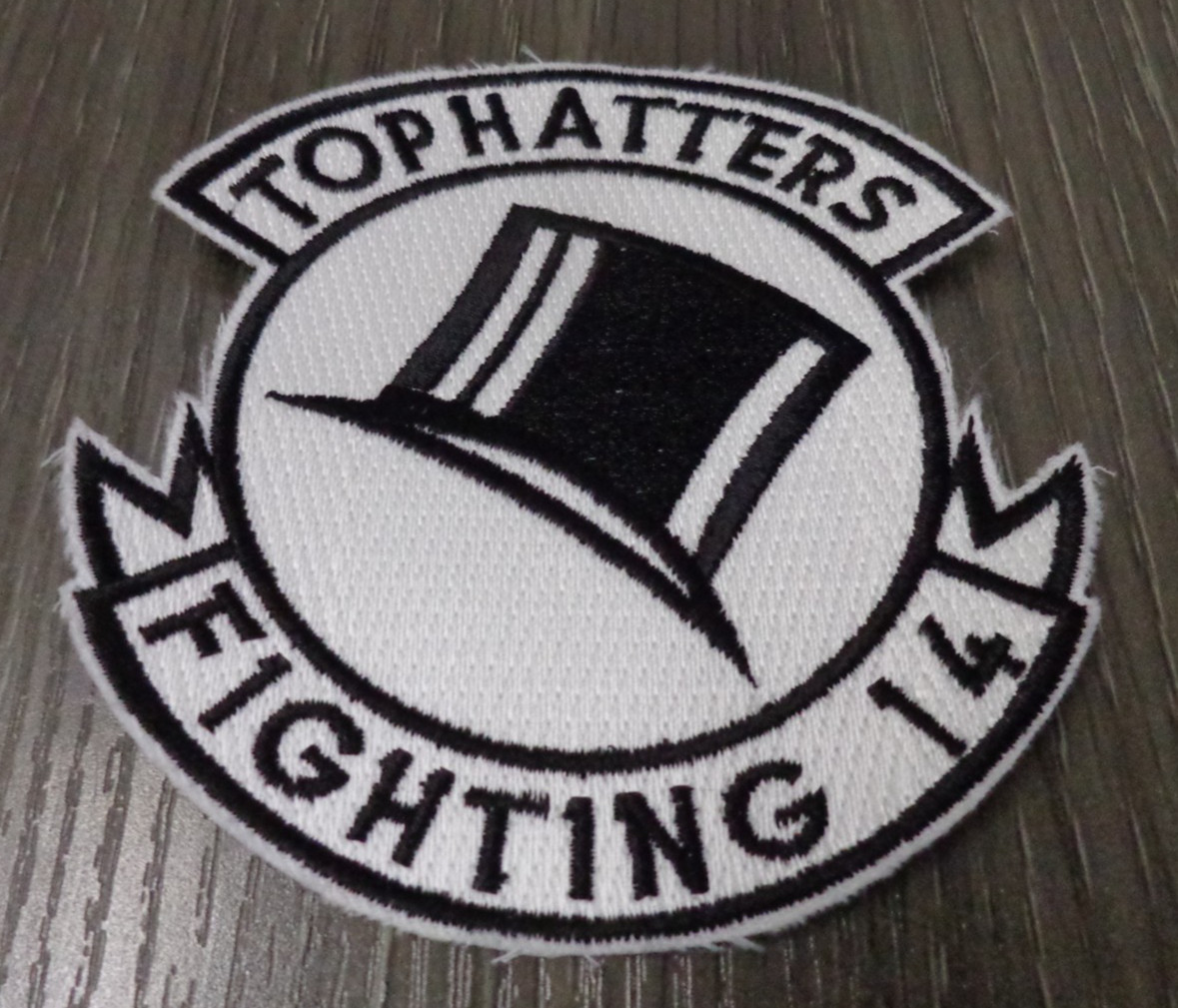 US Navy USN Fighting 14 Tophatters Strike Fighter Squadron Patch Crest COLOR NEW