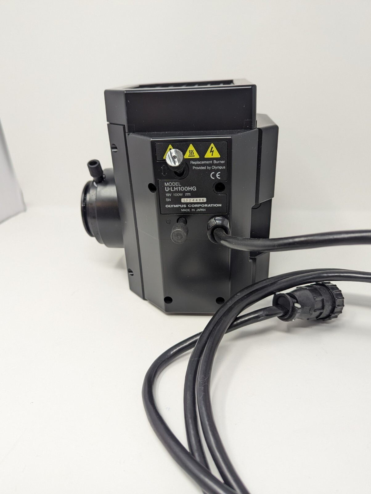 Olympus U-LH100HG Microscope Mercury Lamp Housing Light Source 19v 100w