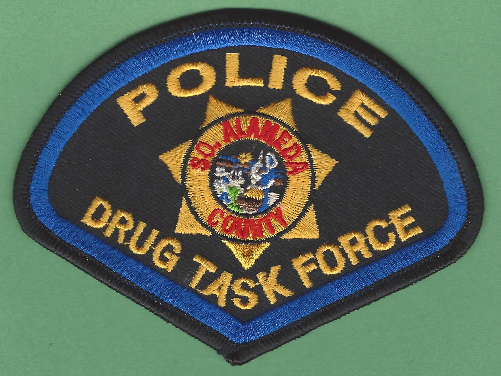 SOUTHERN ALAMEDA COUNTY CALIFORNIA POLICE DRUG TASK FORCE PATCH