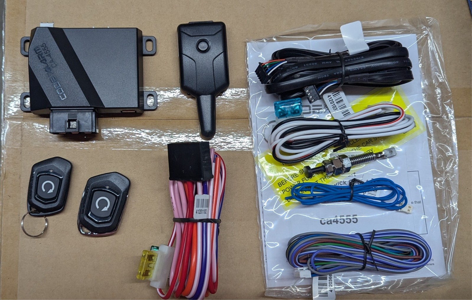 Code Alarm CA4555 Remote Car Starter 2-Way Paging LED Confirming 1/4 Mile Range