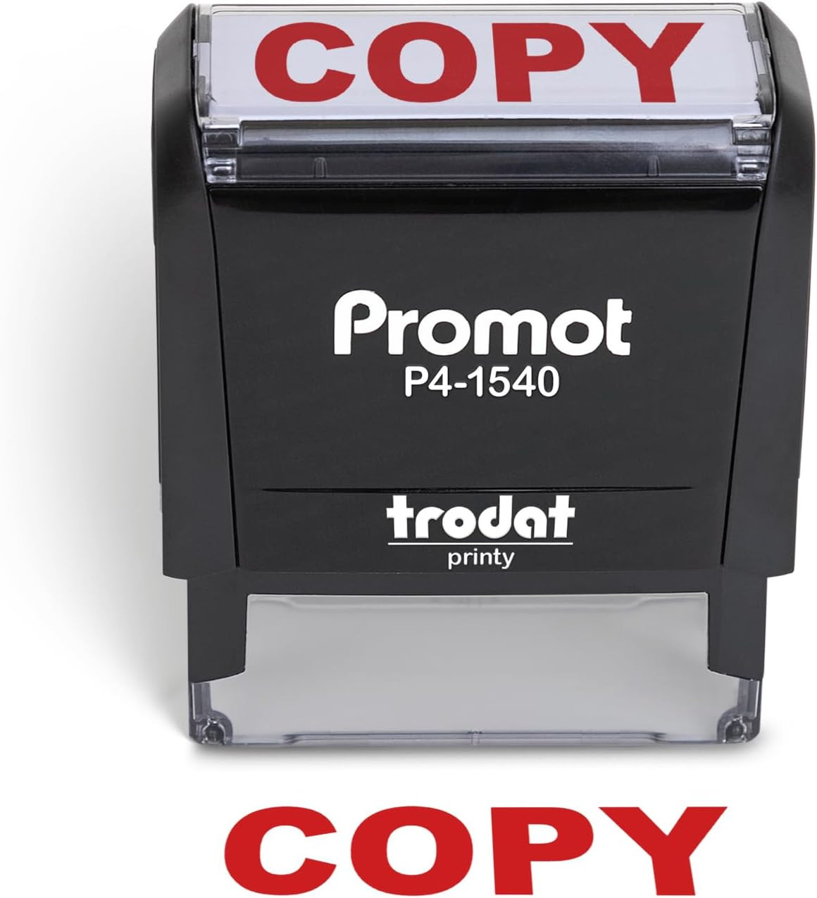 Copy Self Inking Rubber Stamp - Refillable Stampers for Office - Business, Accou