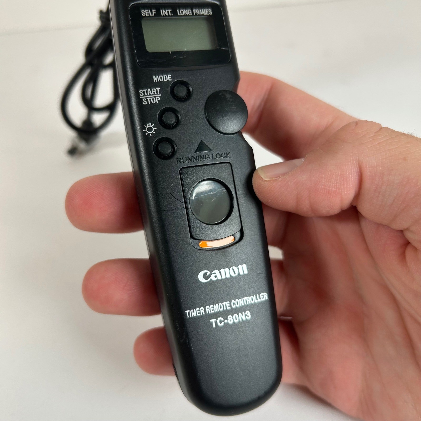 Canon TC-80N3 Timer Remote Controller Wired N3 Connector Black LCD Display Works