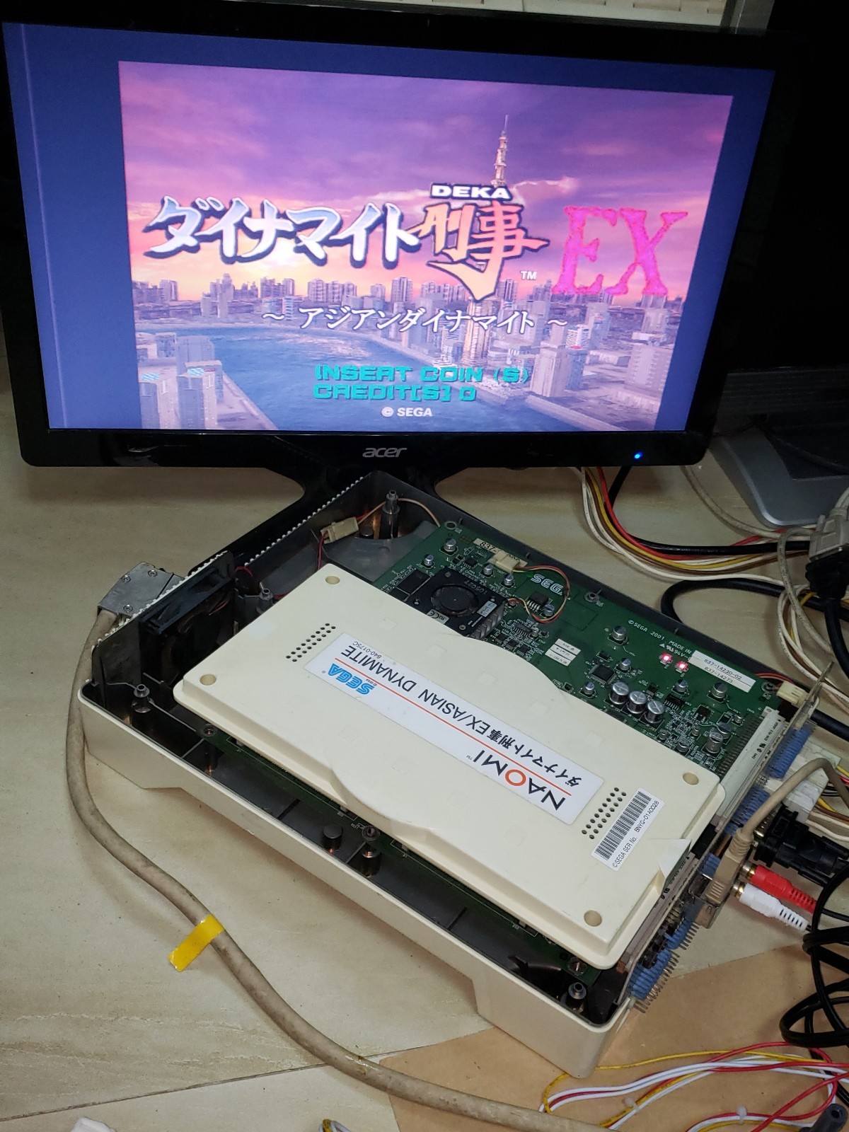Dynamite Deka EX Rom board only Naomi System Video Arcade Game Sega