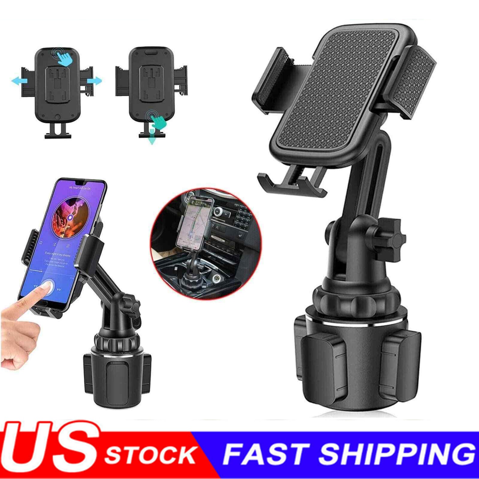 Universal 360° Adjustable Phone Mount Car Cup Holder Stand Cradle For Cell Phone