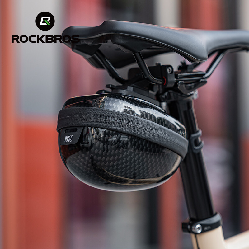 ROCKBROS Bicycle Saddle Bag Under Seat-3D Hard Shell Bike Seat Bag Waterproof