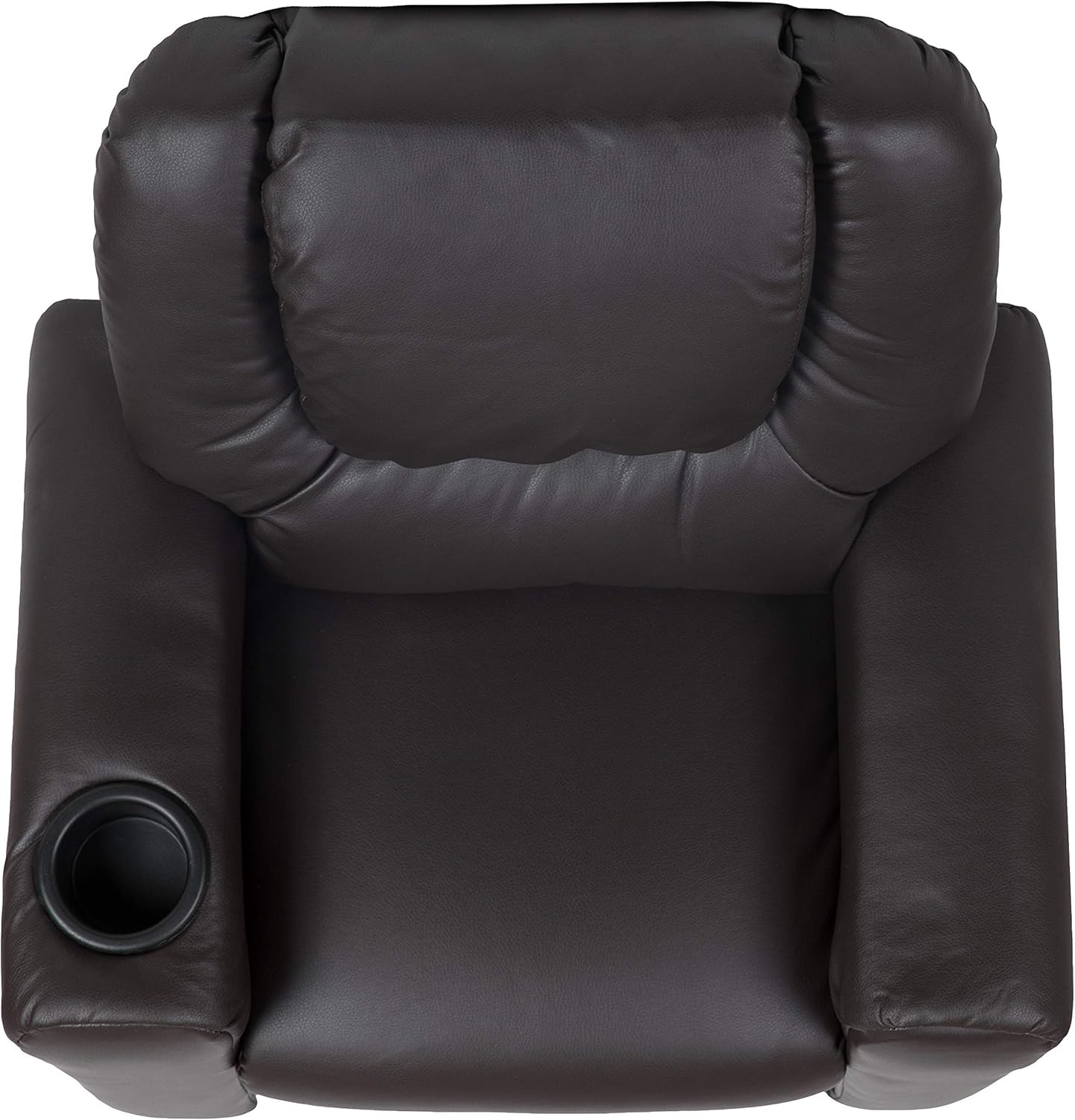 Flash Furniture Vana Leathersoft Kids Recliner with Cup Holder, Headrest, and Sa