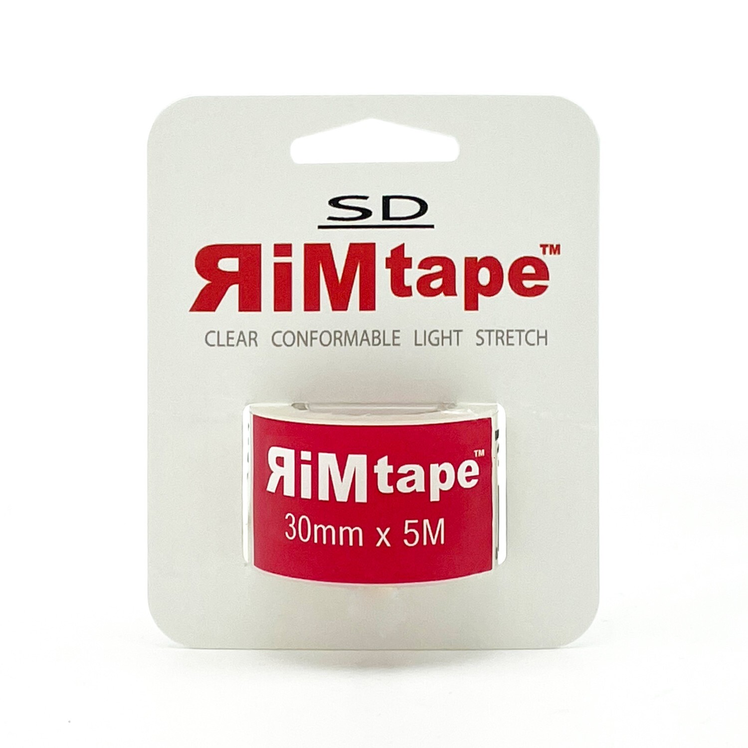 SD Tubeless Rim Tape Clear Stretch - MTB Gravel Road 19, 23, 25, 30, 35mm