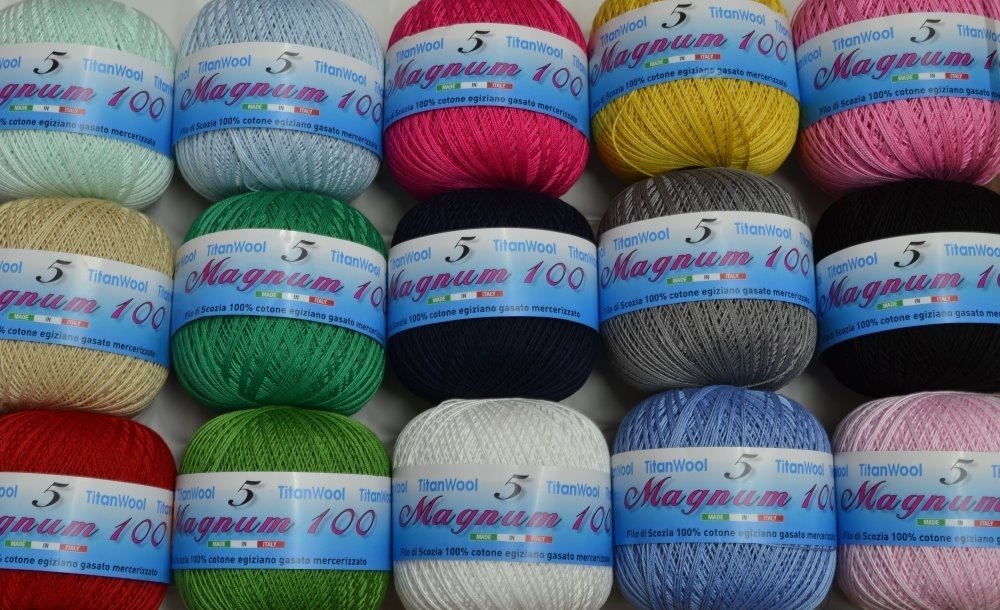 TitanWool Magnum 100g Pure Cotton Egyptian Scottish Thread Ball Title 5