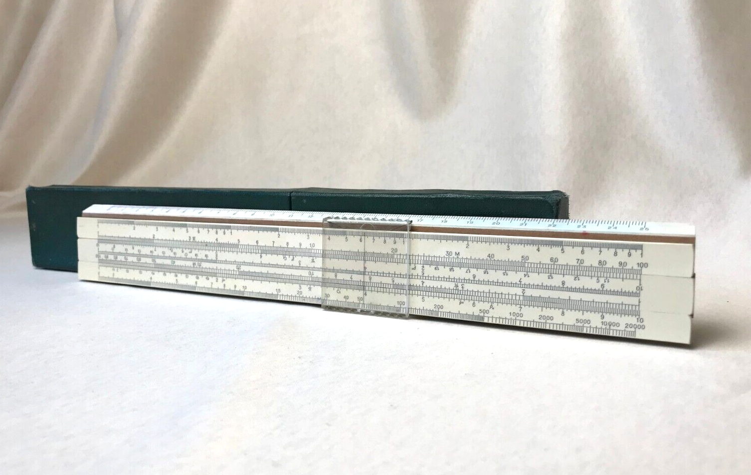 Vintage Soviet lagorithmic ruler 1974 USSR Сalculator Mathematical calculations