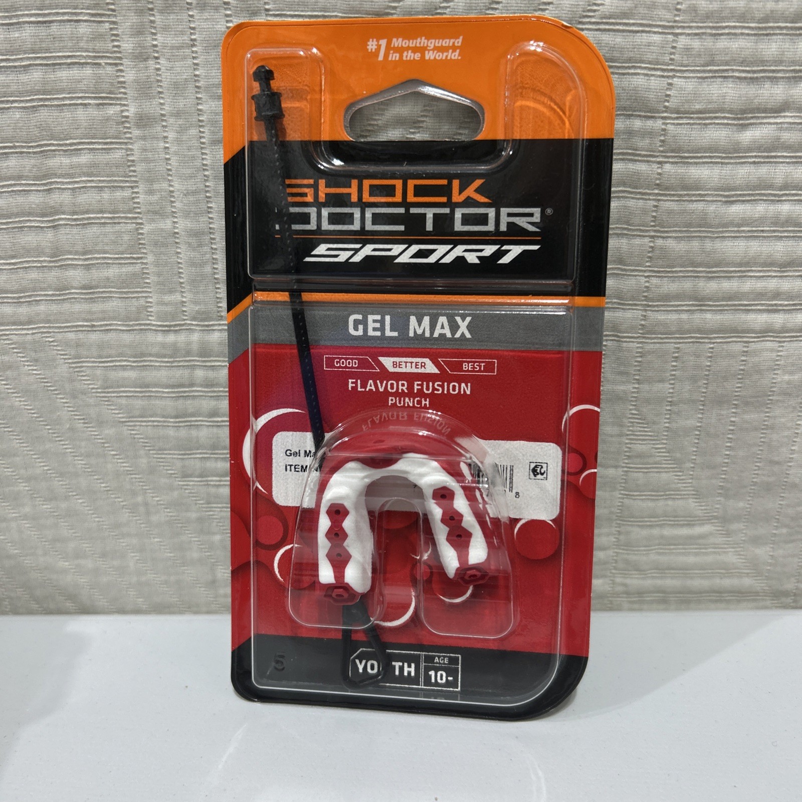 Shock Doctor Sport YOUTH Mouth Guard Gel Max Flavor Fusion Punch Age 10 & Under