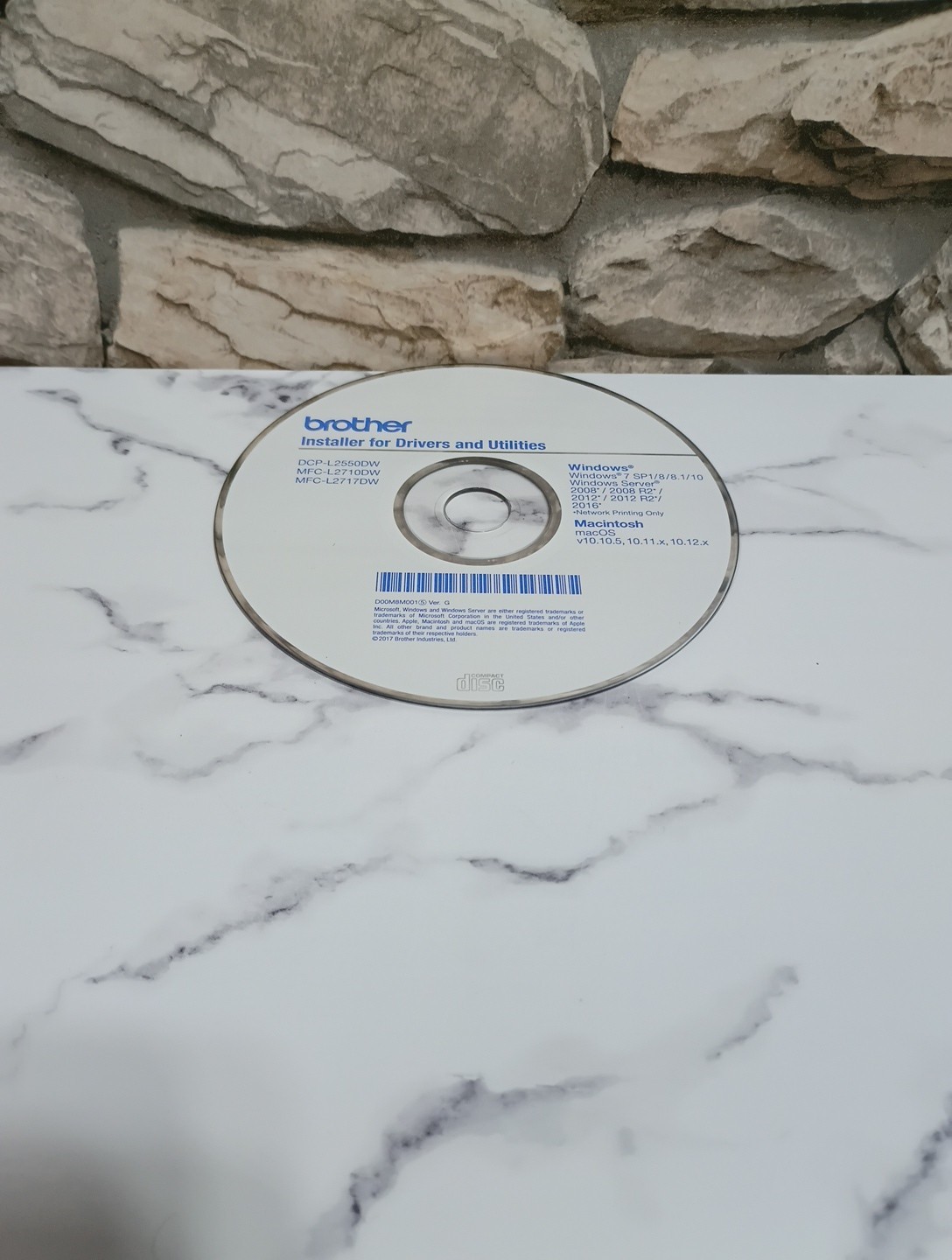 Brother Drivers & Utilities CD for HL-L2390DW MFC-L2690DW Win/Mac