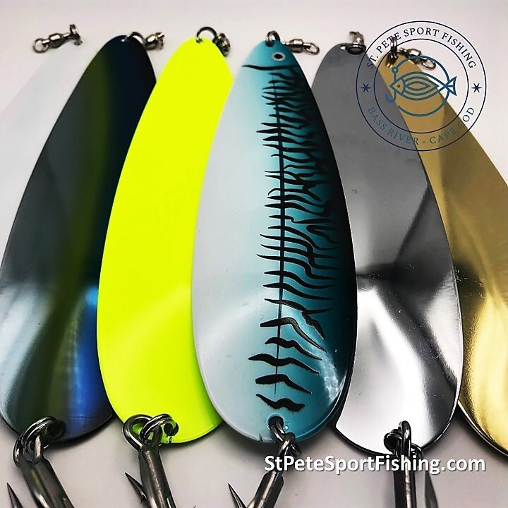 BLOWOUT  SALE St Pete Heavy Duty Saltwater Flutter Spoon Fast Shipping USA