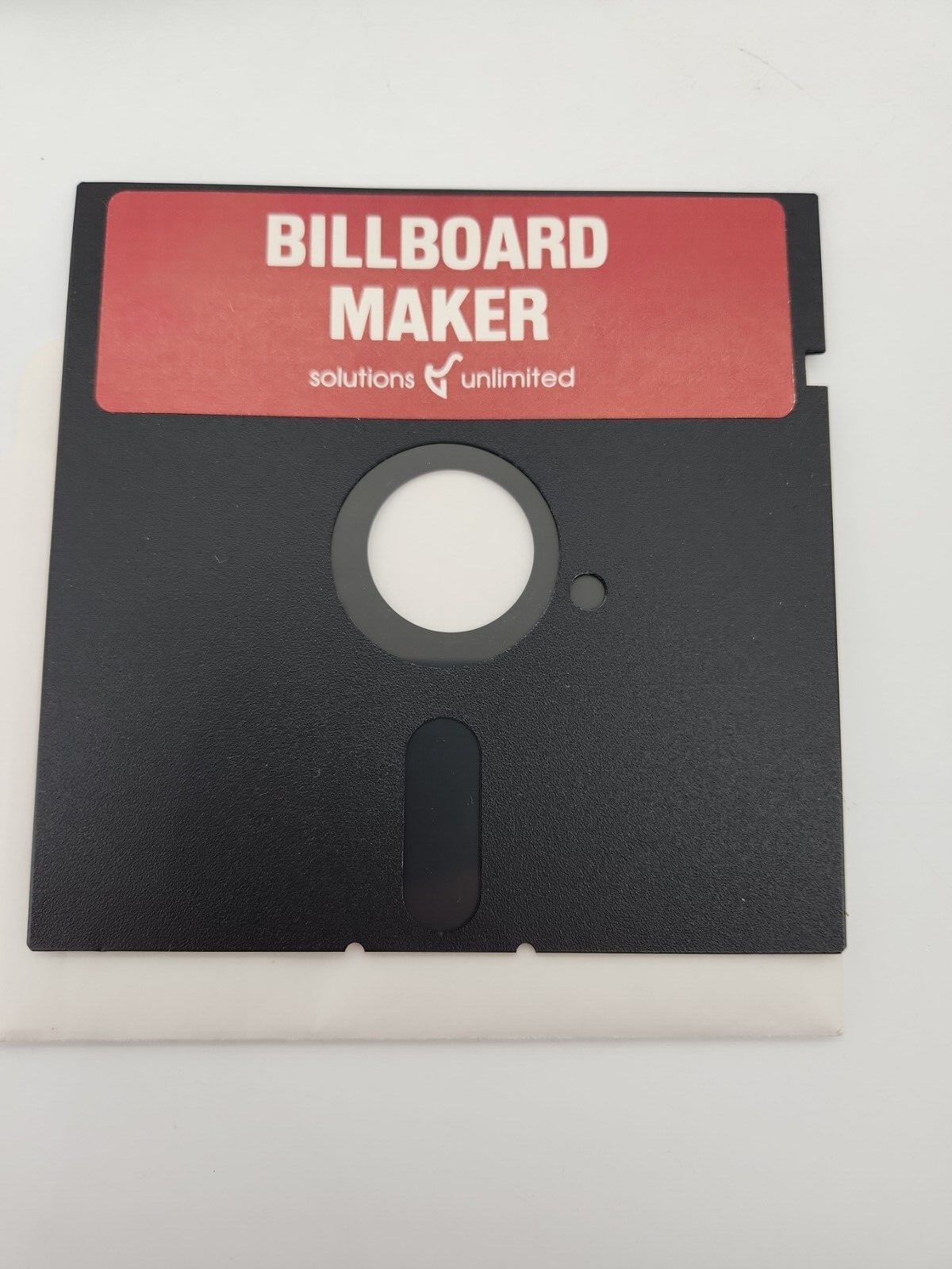 vintage Commodore 64 Billboard Maker program Solutions Unlimited 5.25" Floppy