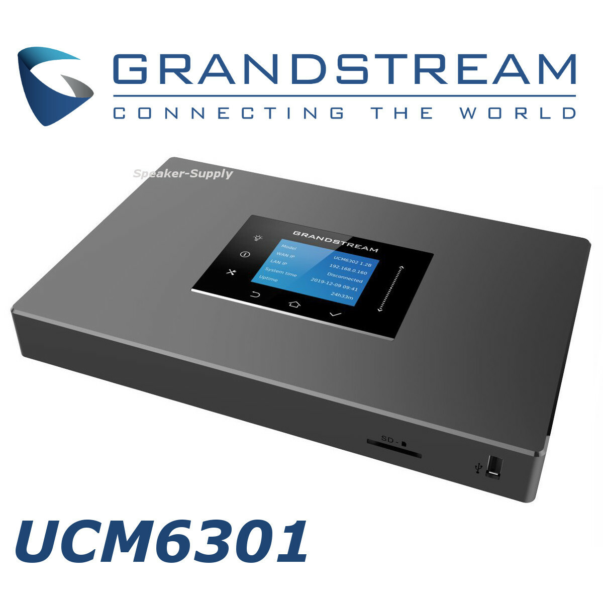 Grandstream UCM6301 IP PBX 1FXO 1FXS Appliance for Unified Communication