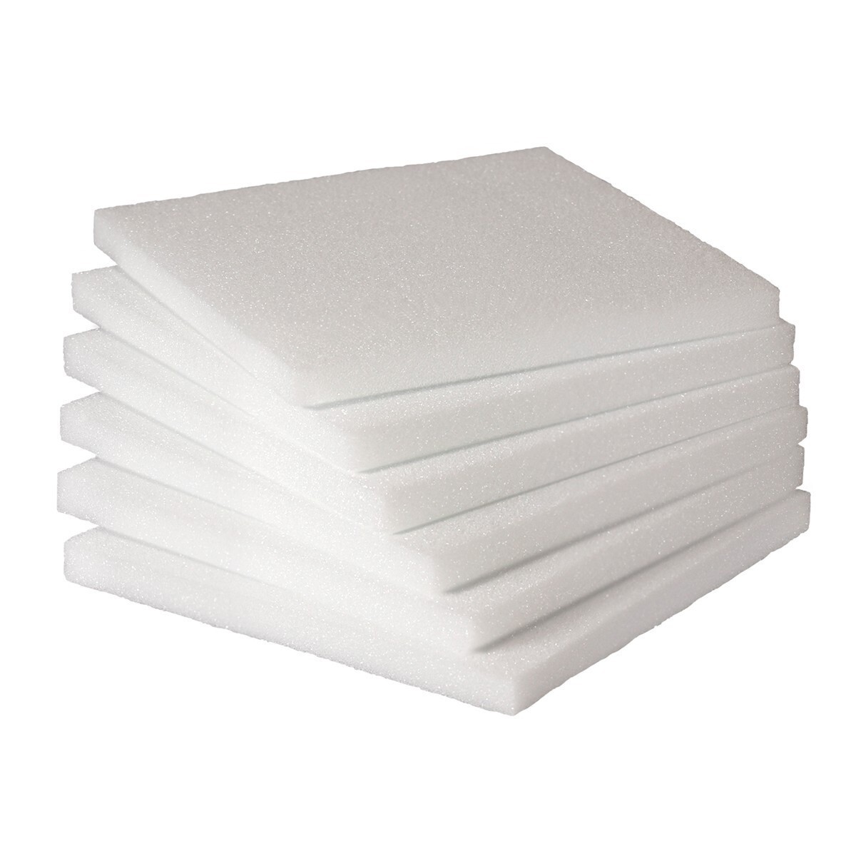 Styrofoam Sheets 12 x 12 x 1.5 Inch- 8 Pcs Polystyrene EPS Arts Crafts...