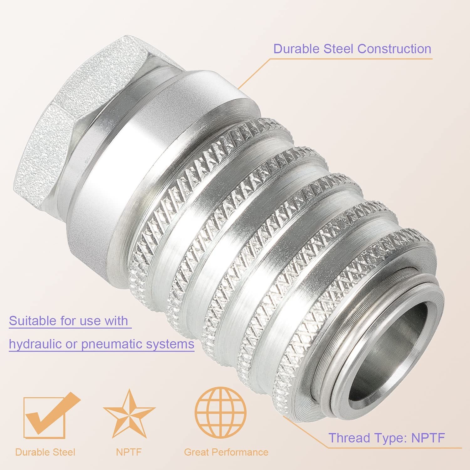 PD222 Test Port & Diagnostic Equipment Quick Coupler w/ Female Pipe Thread #/