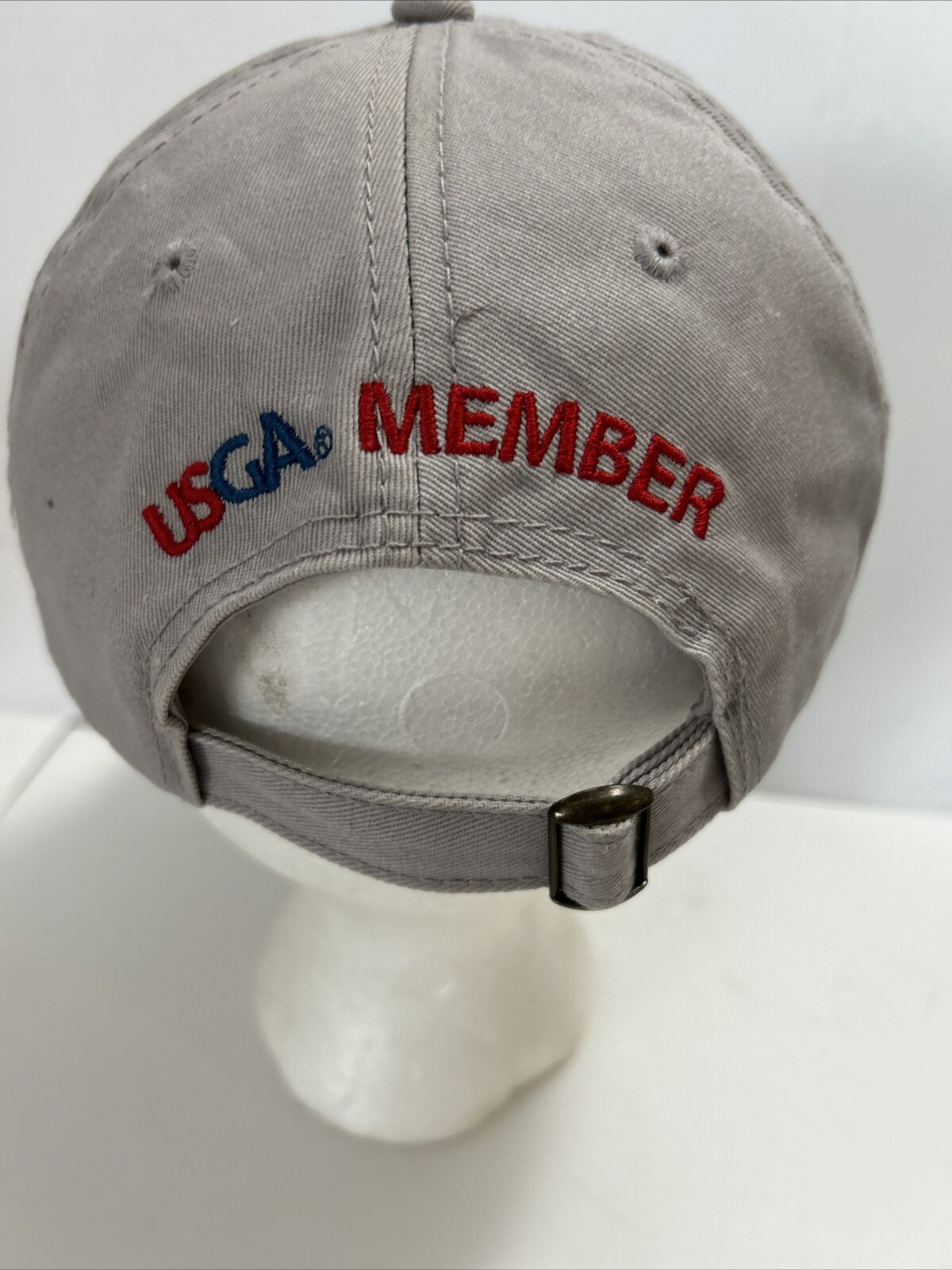 U.S. Open 2016 Golf Oakmont USGA Cap Hat Gray Adjustable Strap Back Golfer