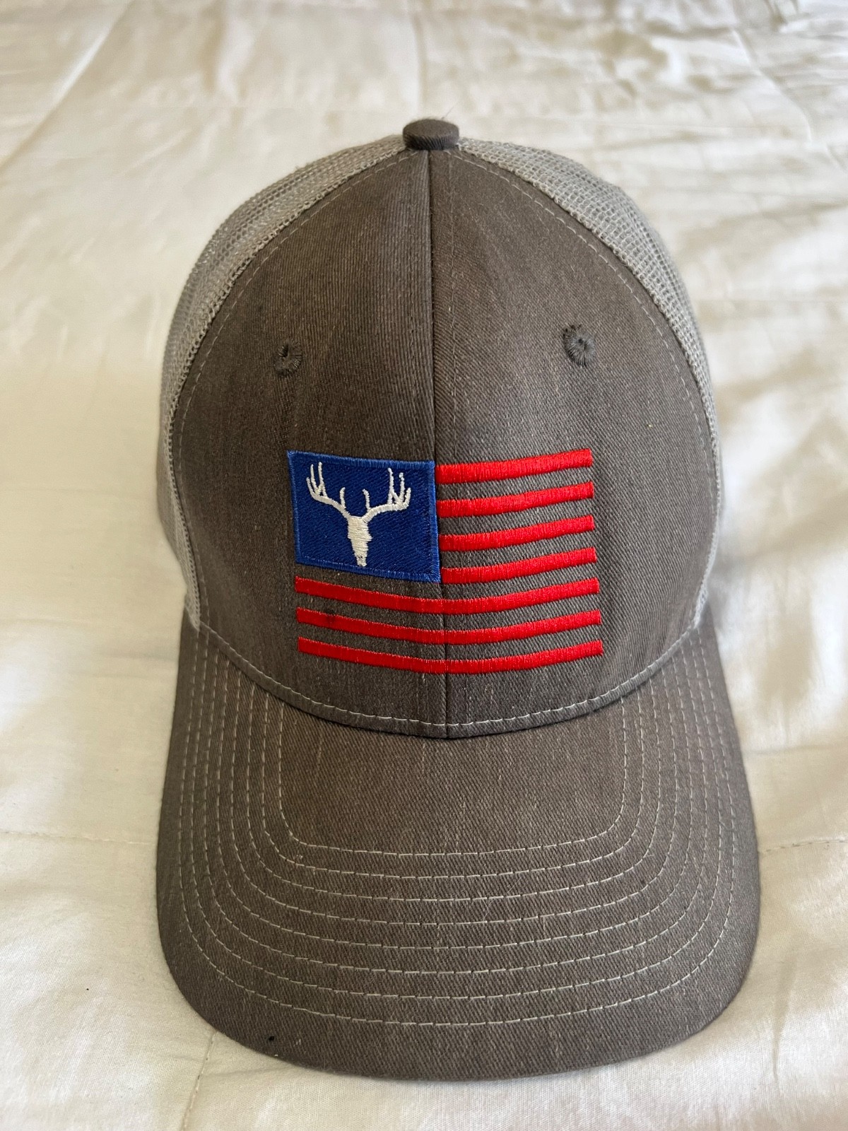 Deer Flag Embroidered Baseball Hat Cap Fierce 901 Hunting