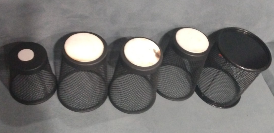 Mesh Pen Holder for Desk, Pencil Holder for Desk, 5