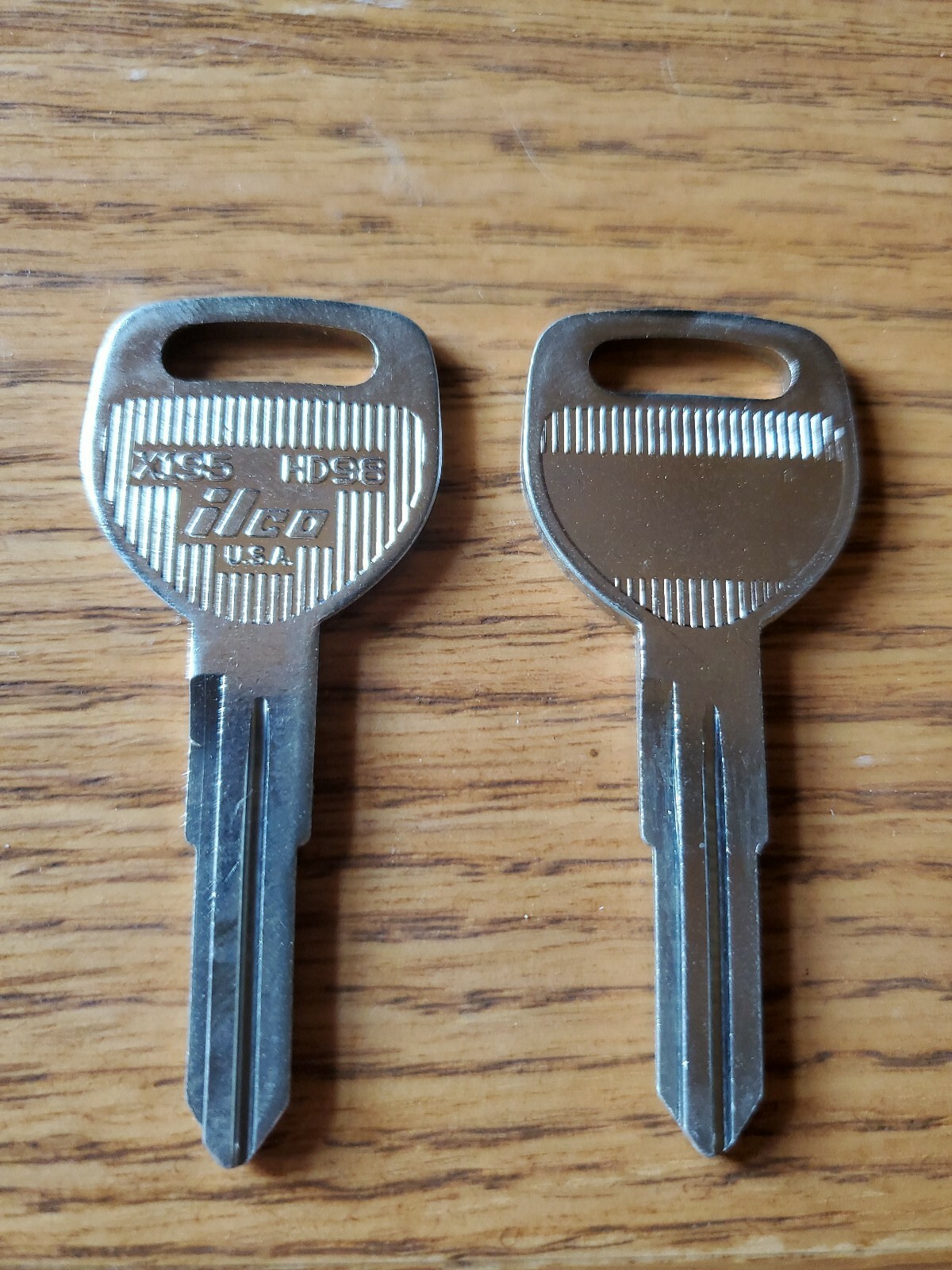Lot of 2 Ilco X195 keyblank for Honda 90-92 Accord & 91 Prelude equiv HD98 K758