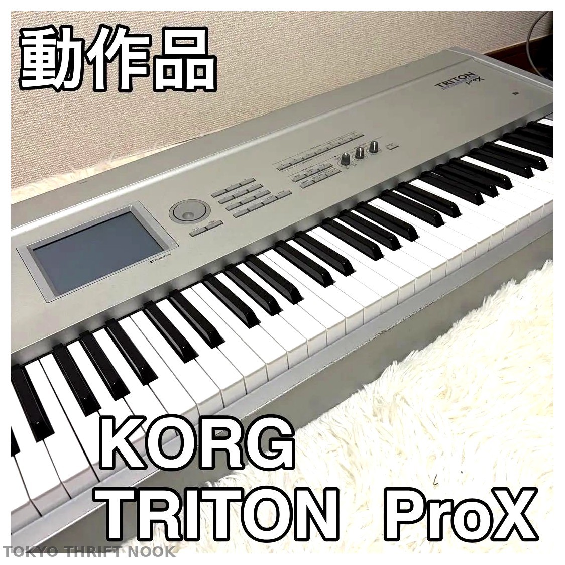 [Excellent] Korg TRITON Pro X 88-Key Synthesizer Black