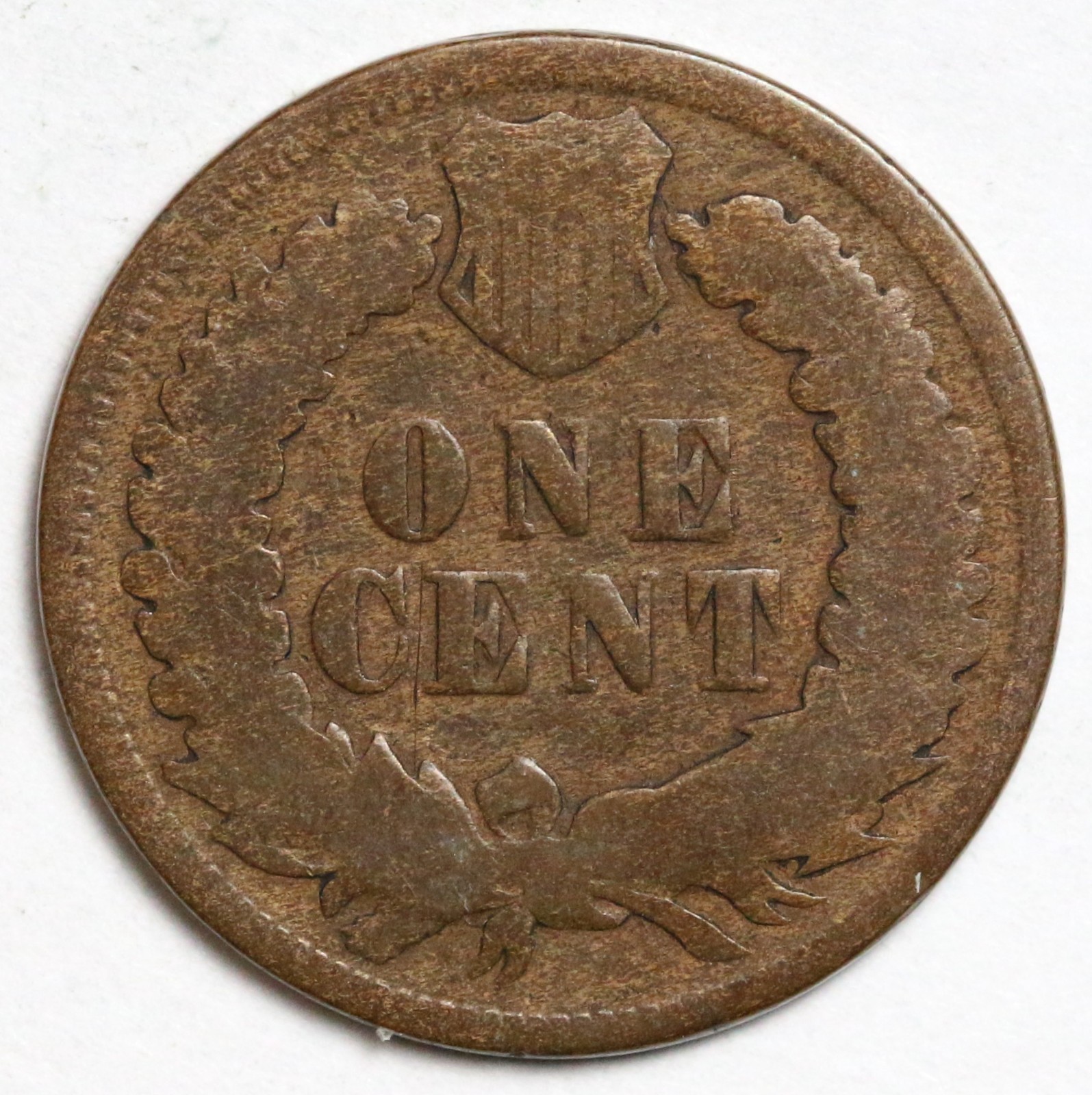 1875 1c Indian Head Cent - RAW - Nice Better Date IHC Penny