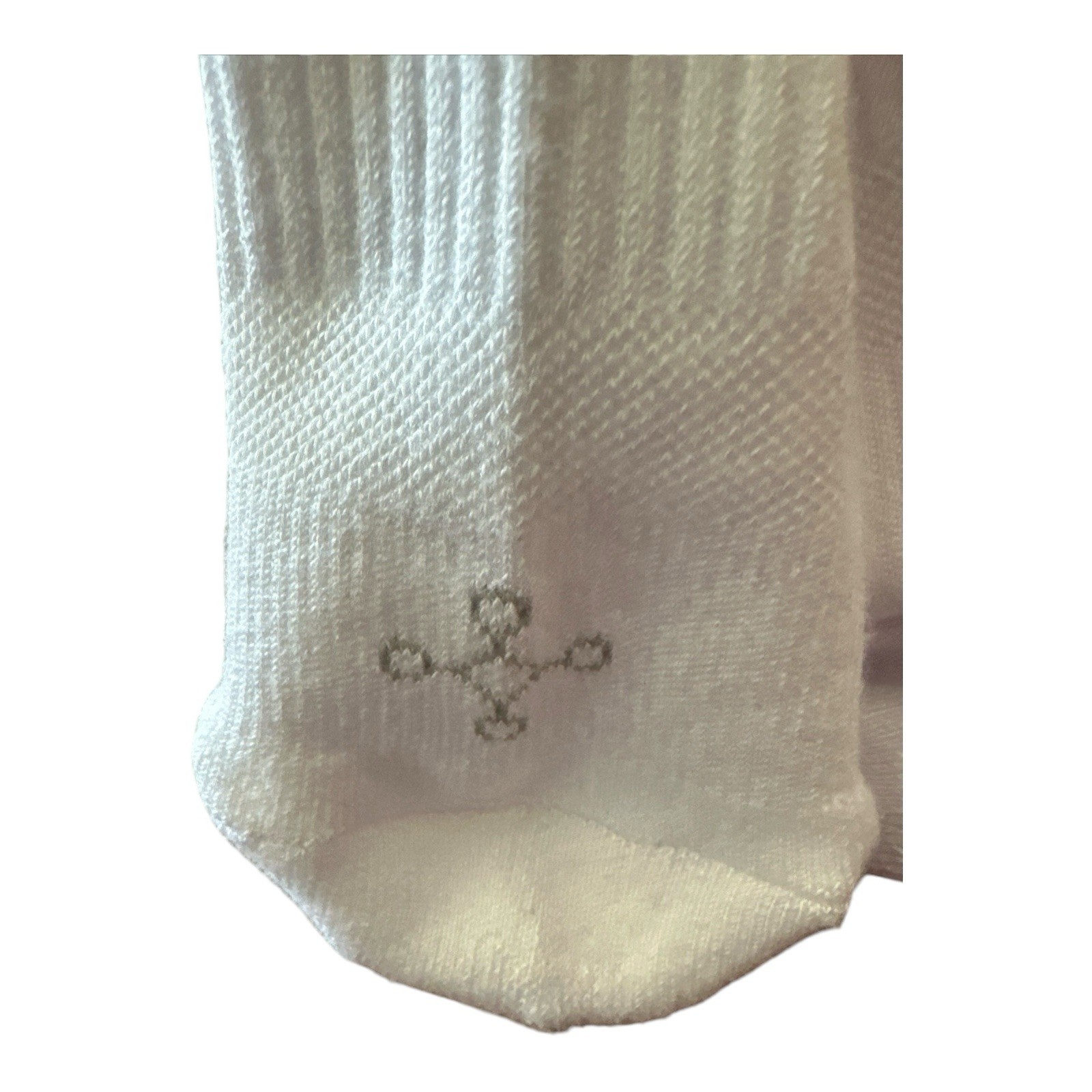 White Athletic Compression Socks - Womens Medium Secure Compression