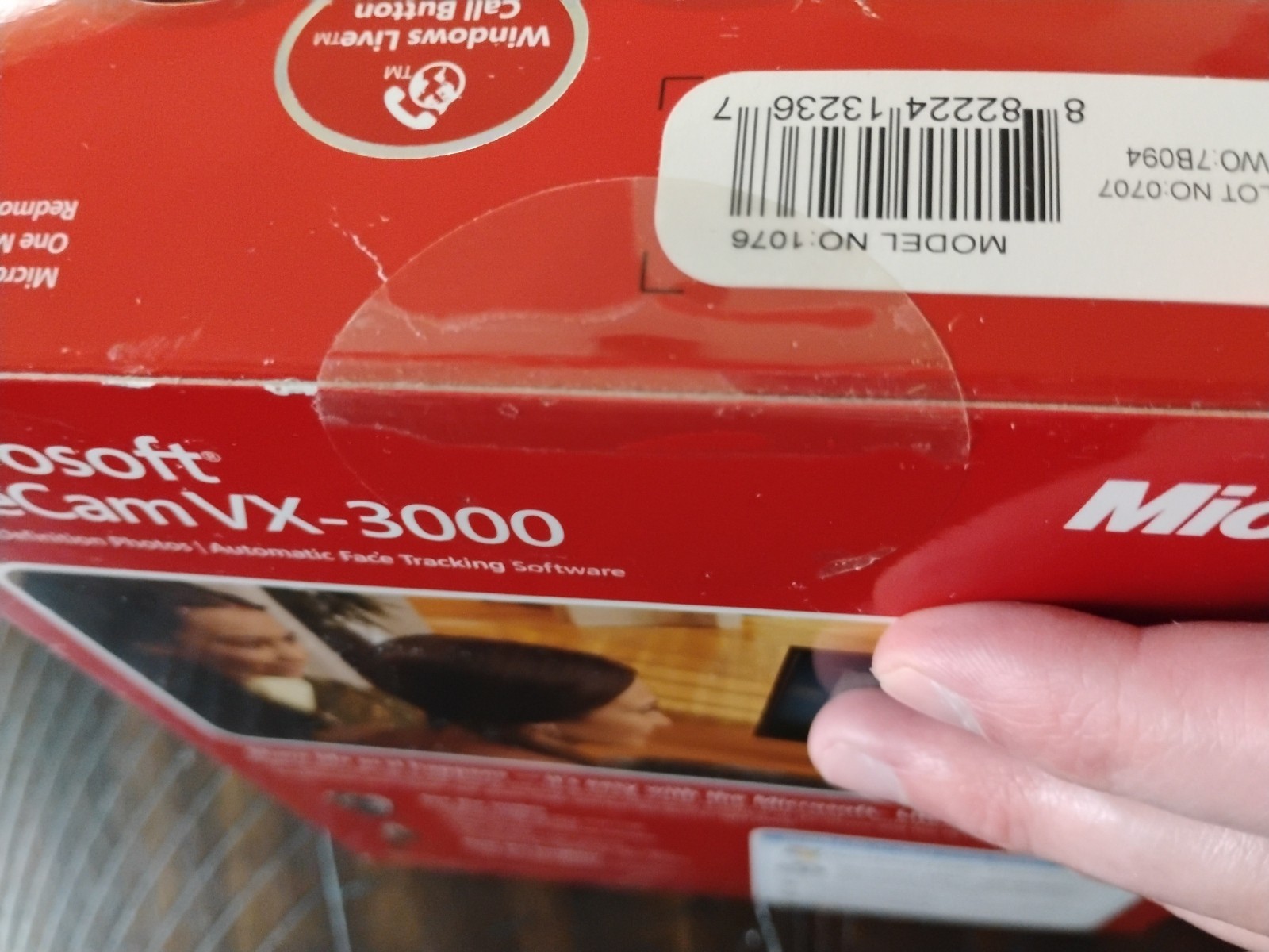 Microsoft LifeCam VX-3000 USB 2.0 Webcam Camera, Brand New