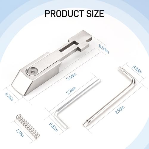 RV Handle Latch Repair Kit, Door Replacement Interior Assembly for Trimark