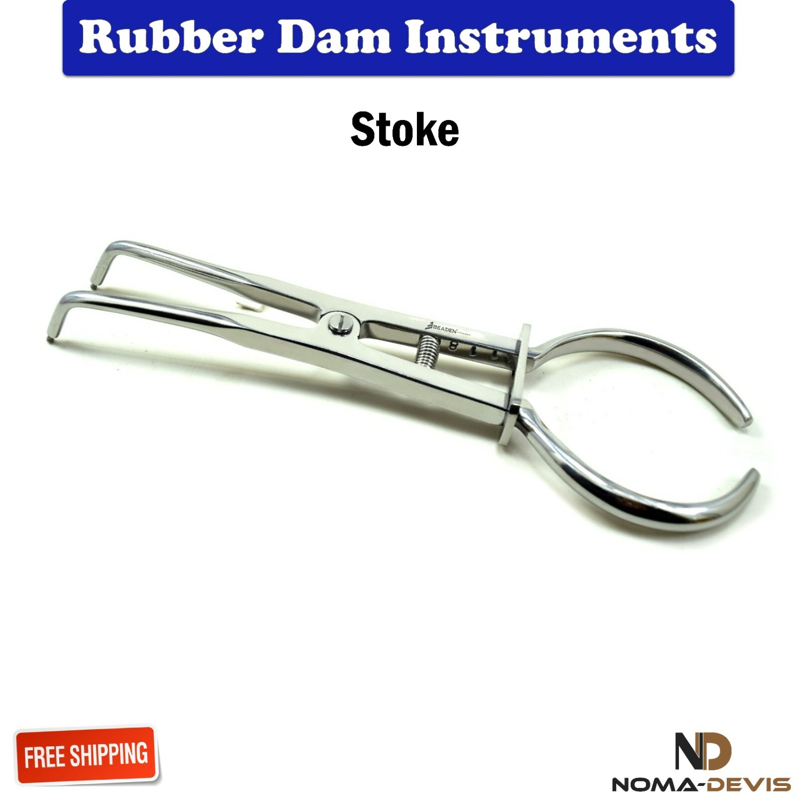 Dental Rubber Dam Stoke Forceps New Endodontic Frame Restorative Instruments Lab