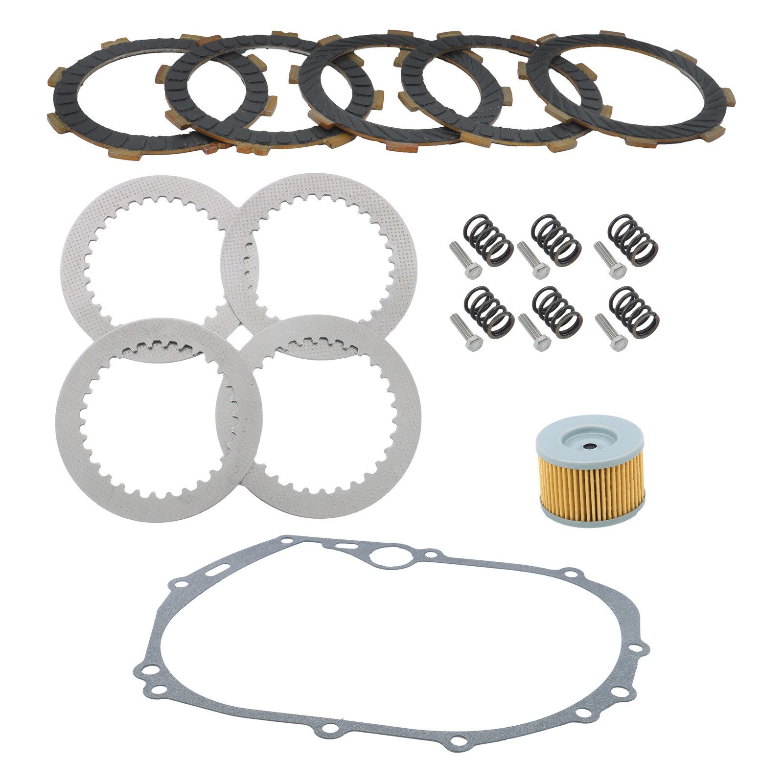 Clutch Steel Friction Plates Kit For Kawasaki KLX110L KLX110 2002-2024