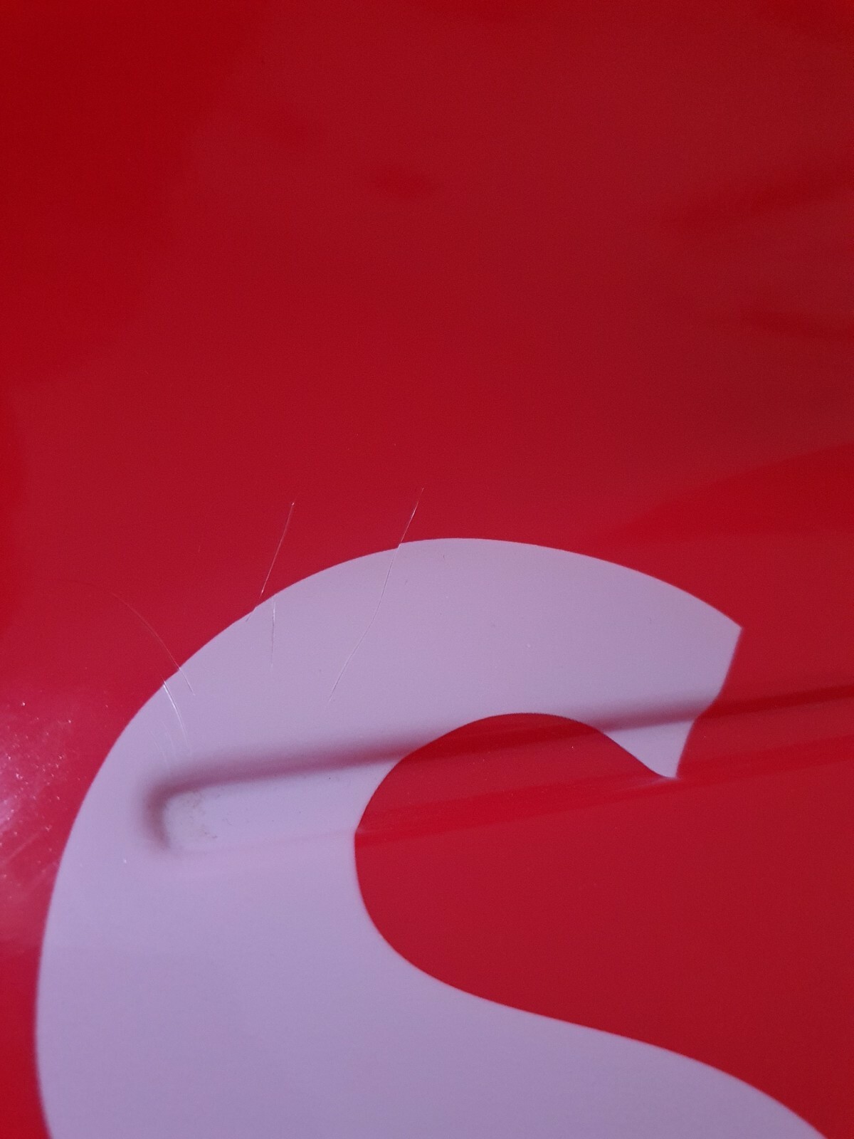 FW17 Supreme sled red Heavyweight plastic snow Accessory