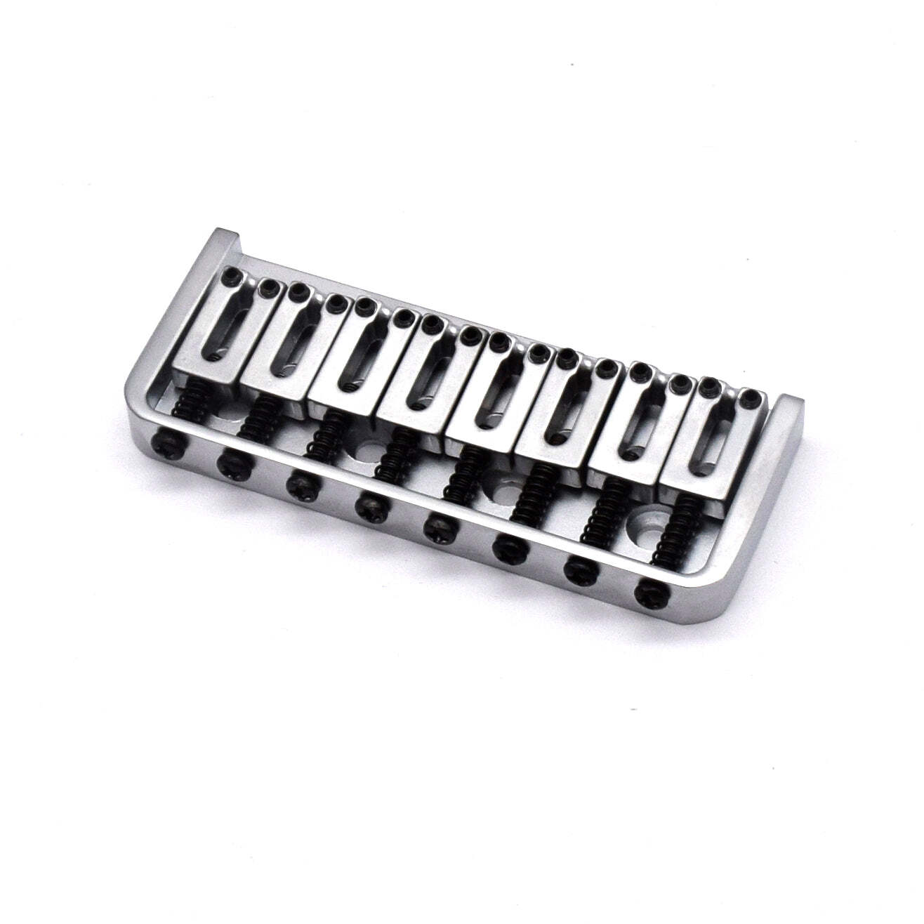 KD By AxLabs 8-String Hardtail Bridge - 4-Screw - Satin Chrome