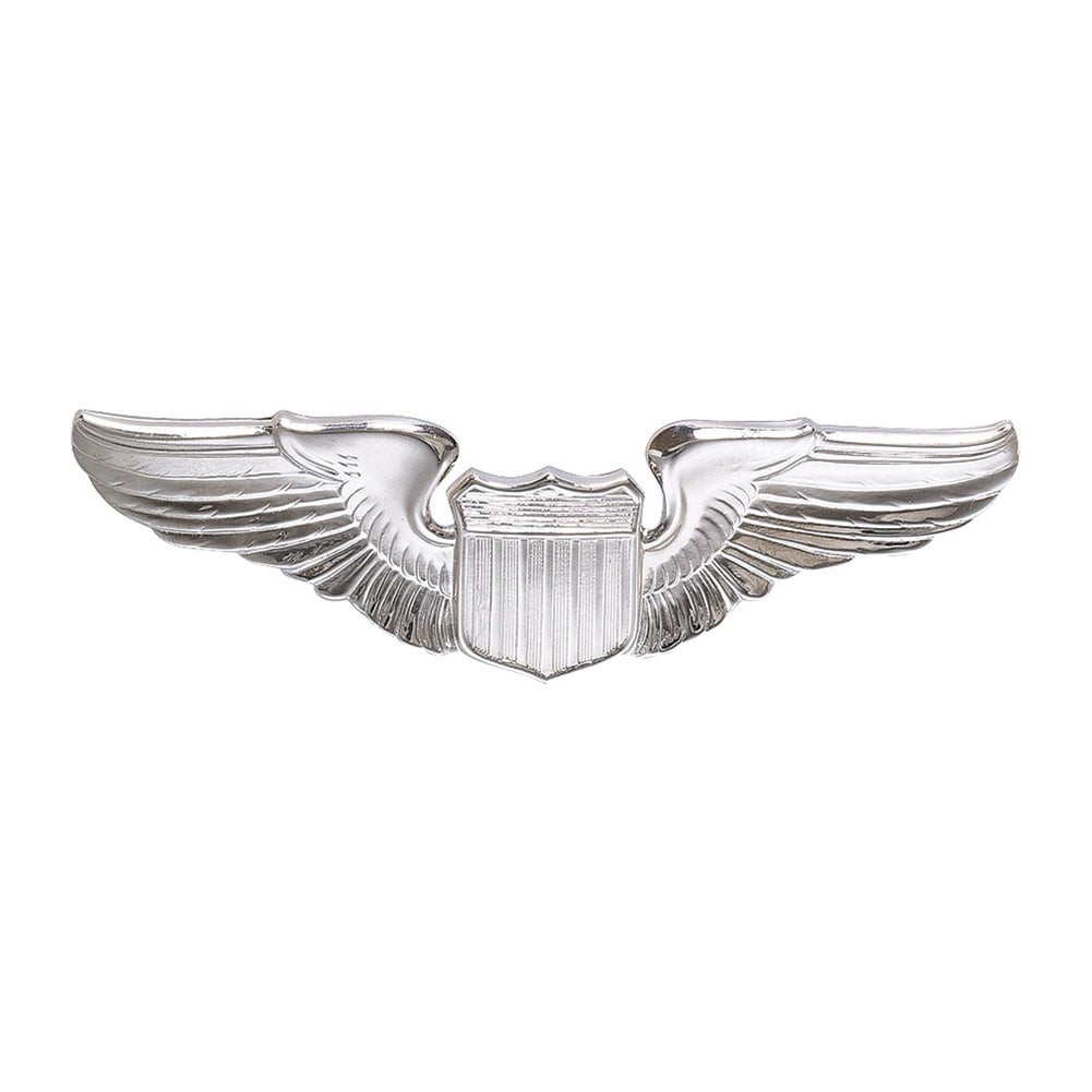Air Force Pilot Badge Mirror Finish