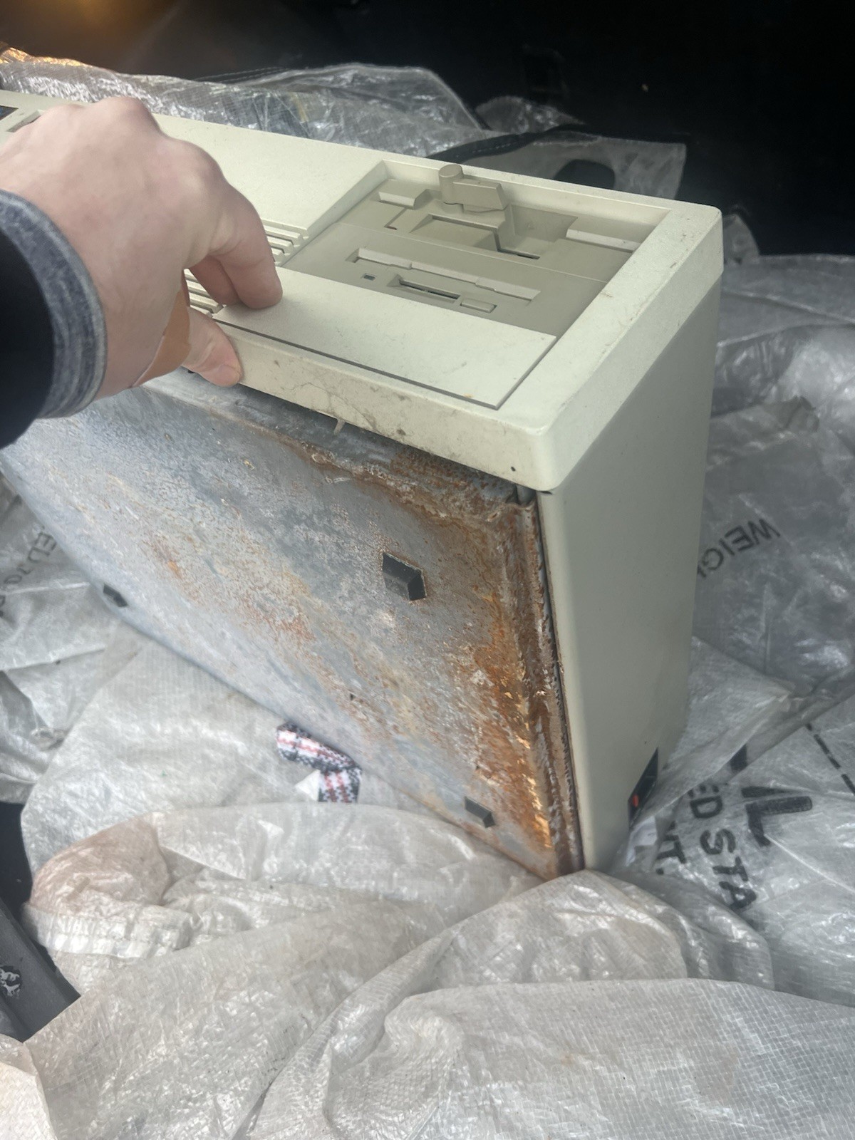 Vintage Northgate computer CPU Shell components floppy as is untested