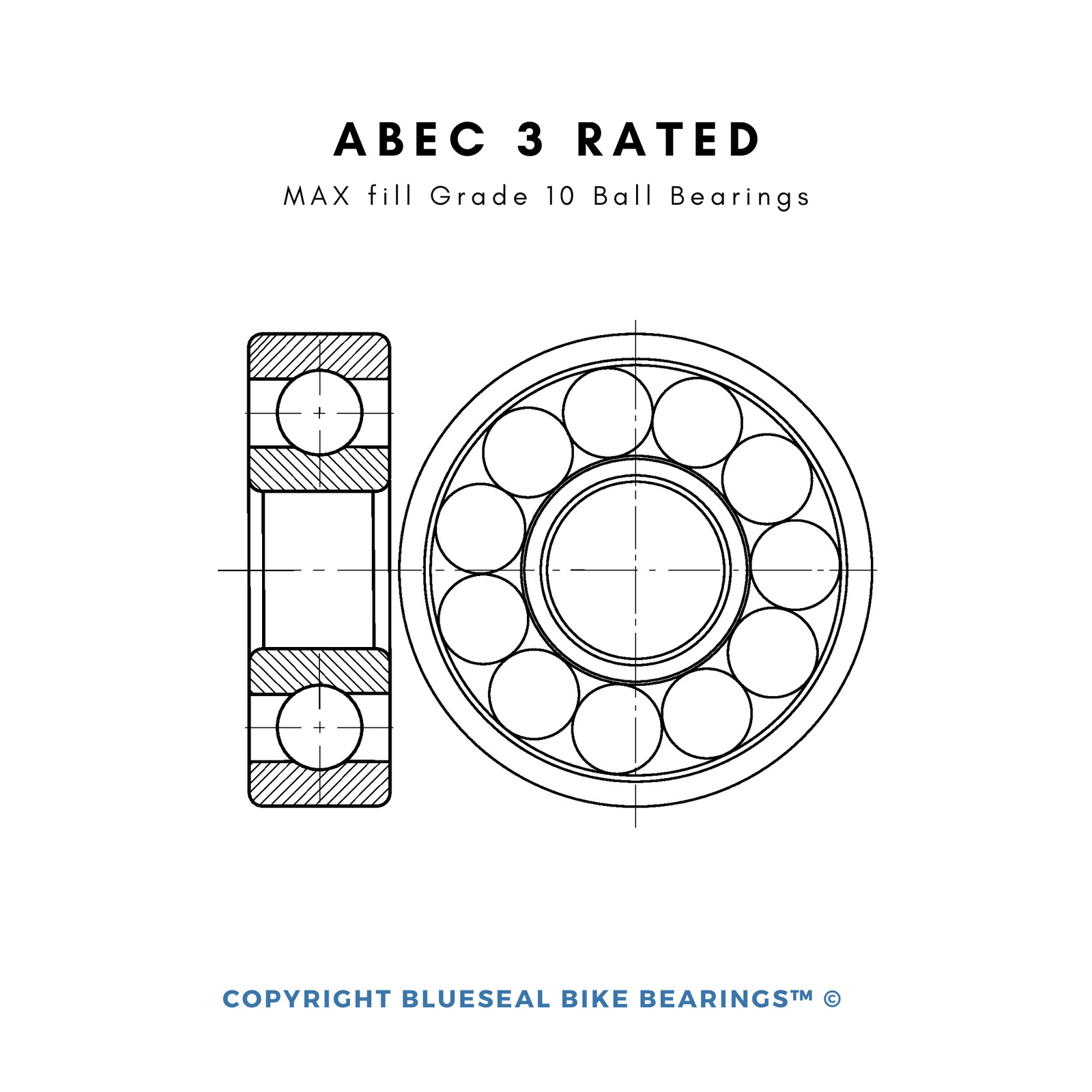 Frame Pivot Bearings Blueseal Bike Bearings™