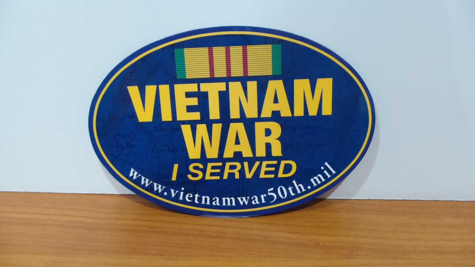 Vietnam War "I Served" Oval Magnet