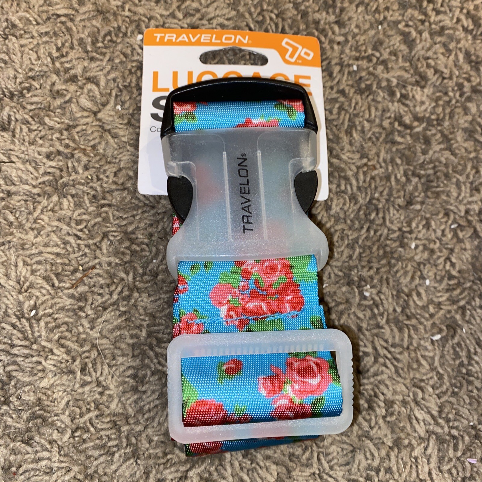 Travelon Luggage Strap 70" X 2" Floral 28337 travel NEW  B