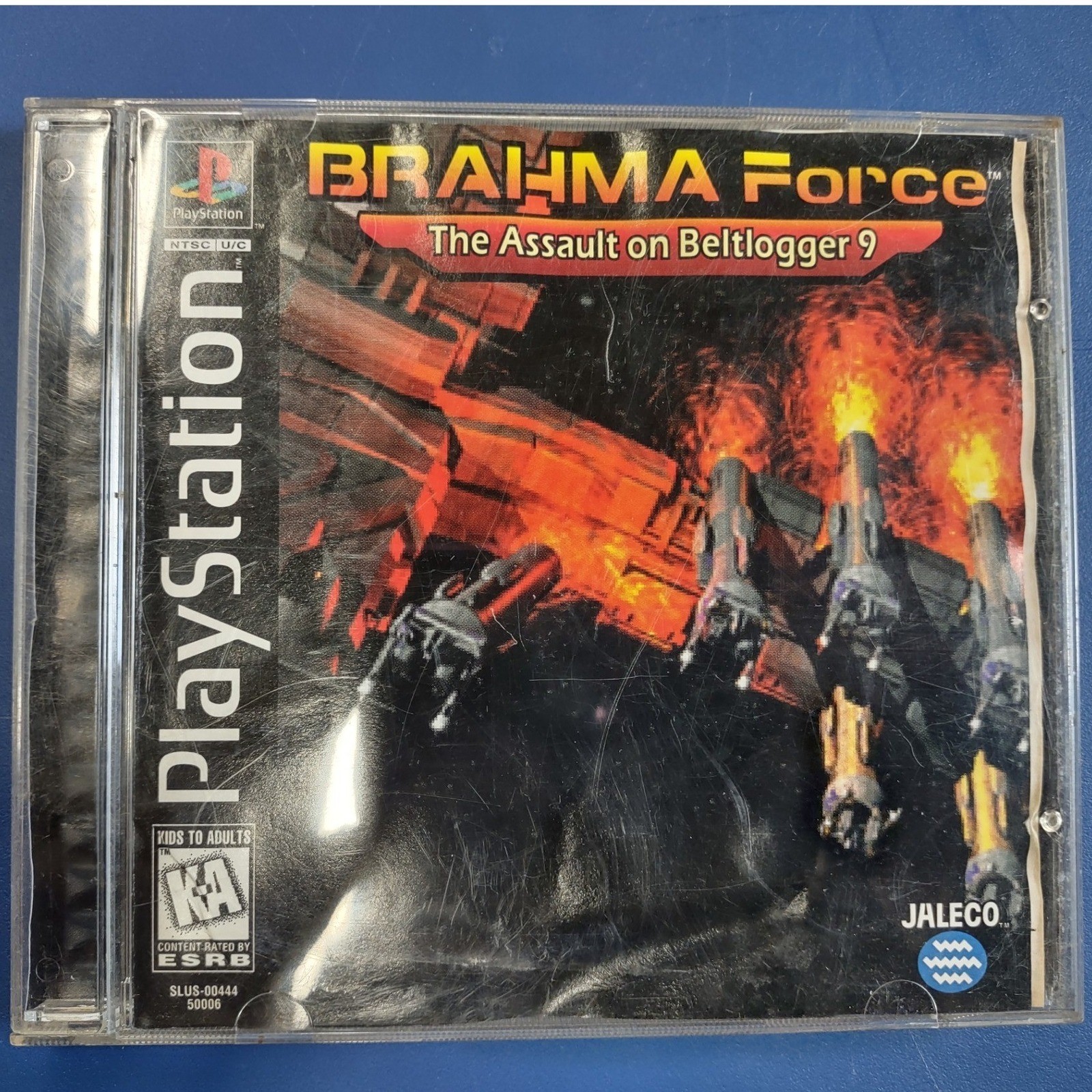 Brahma Force The Assault on Beltlogger 9 Sony PlayStation PS1 Case Only