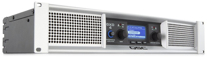 QSC GXD4 Professional Power Amplifier 1600W Class D DSP for Live Sound PA System