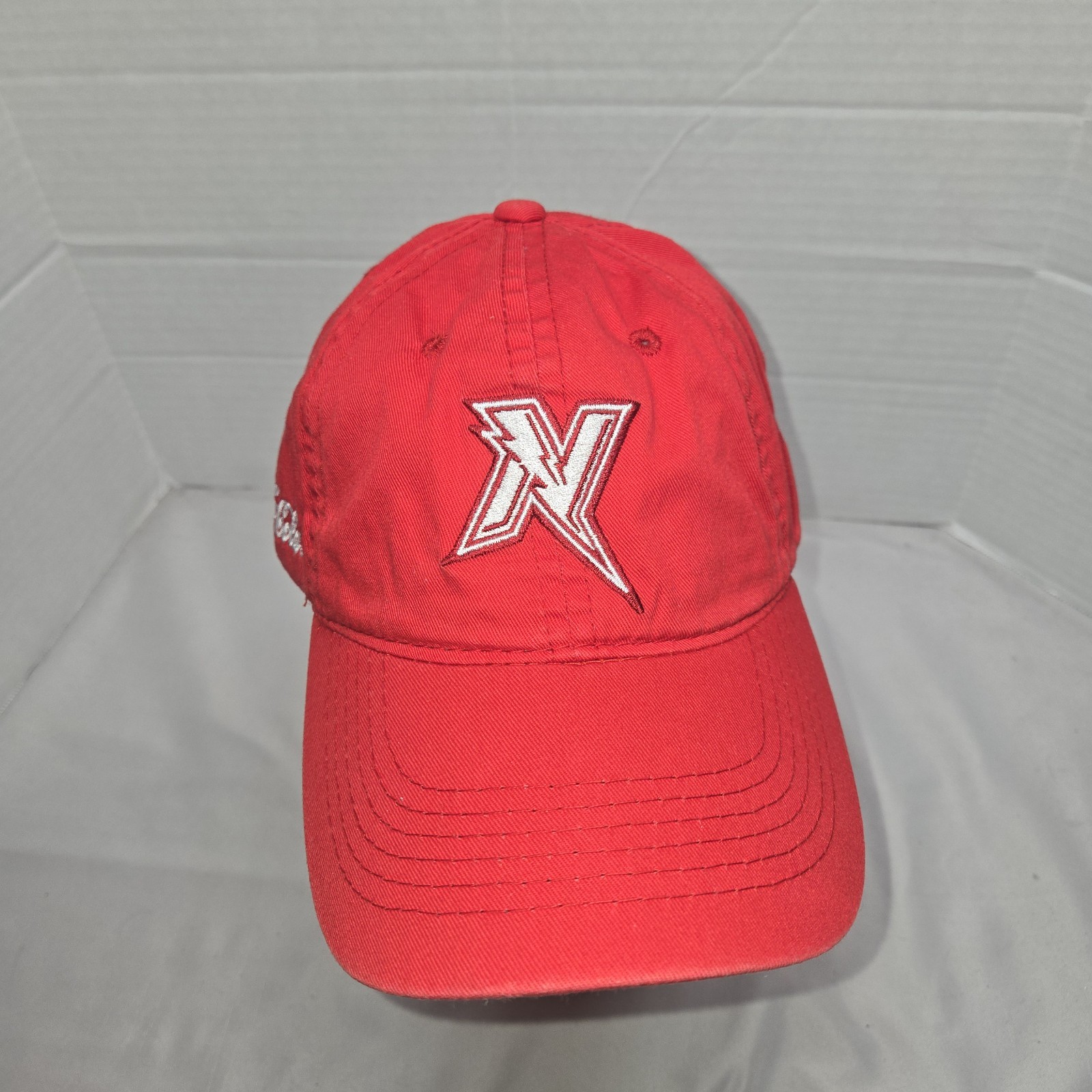 Northwest Arkansas Naturals Baseball Hat Cap Red Adjustable Strapback Euc