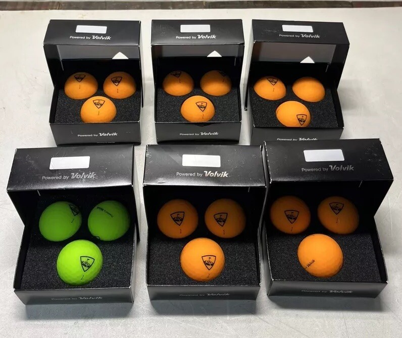 Top Golf Balls Bundle - Powered by Volvik Golf Balls Brite Orange Green