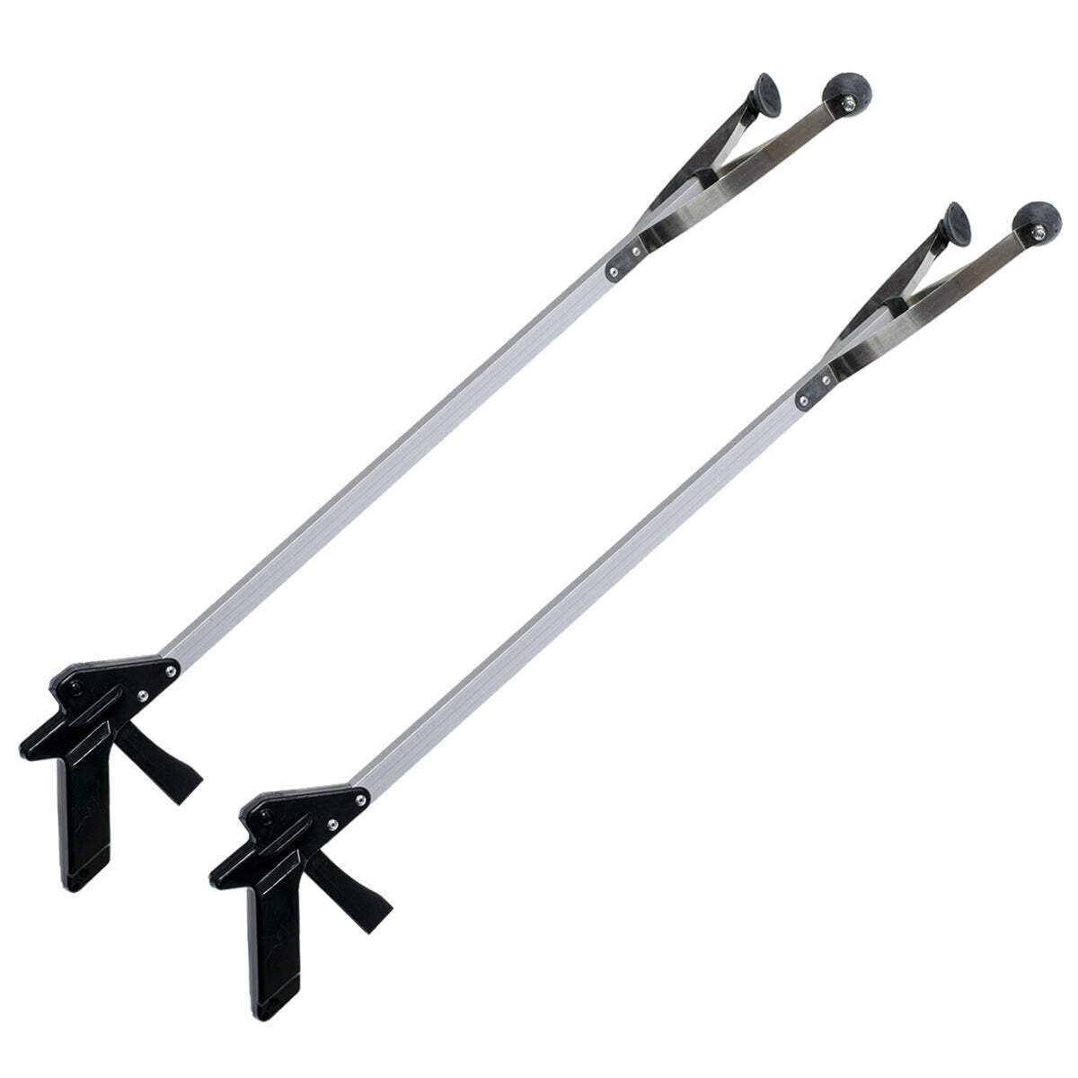 2PK 32" Lightweight Reacher Grabber Pick Up Tool Reaching Aid w/ Suction Cup End