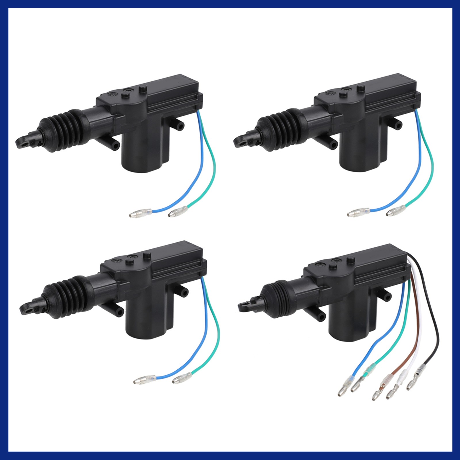 4 Doors Car Central Lock Locking Keyless Entry System Kit with Remotes 12V