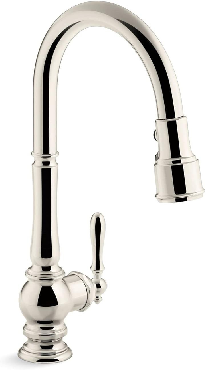 Kohler Artifacts 1.5 GPM Single Hole Pull Down Kitchen Faucet K-99259-SN Sealed